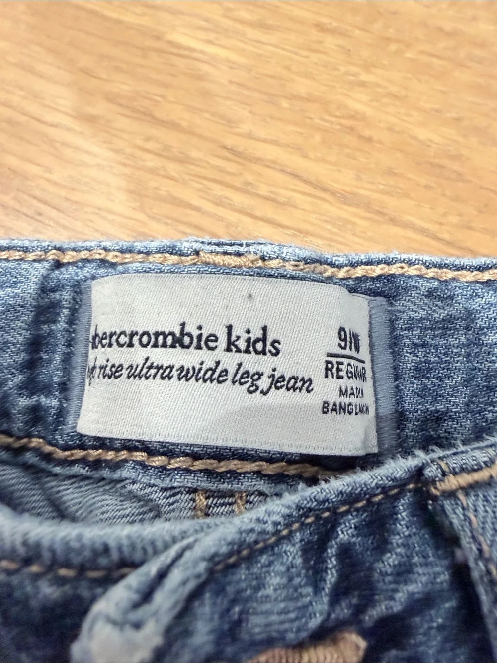 abercrombie kids medium blue